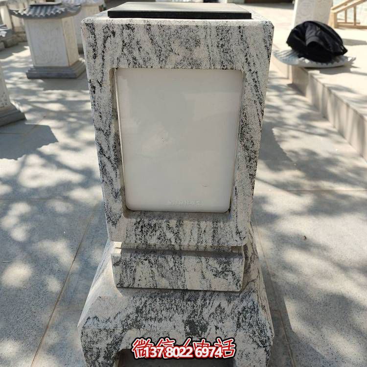 新中式花崗巖太陽能石燈，讓你的庭院更加精致