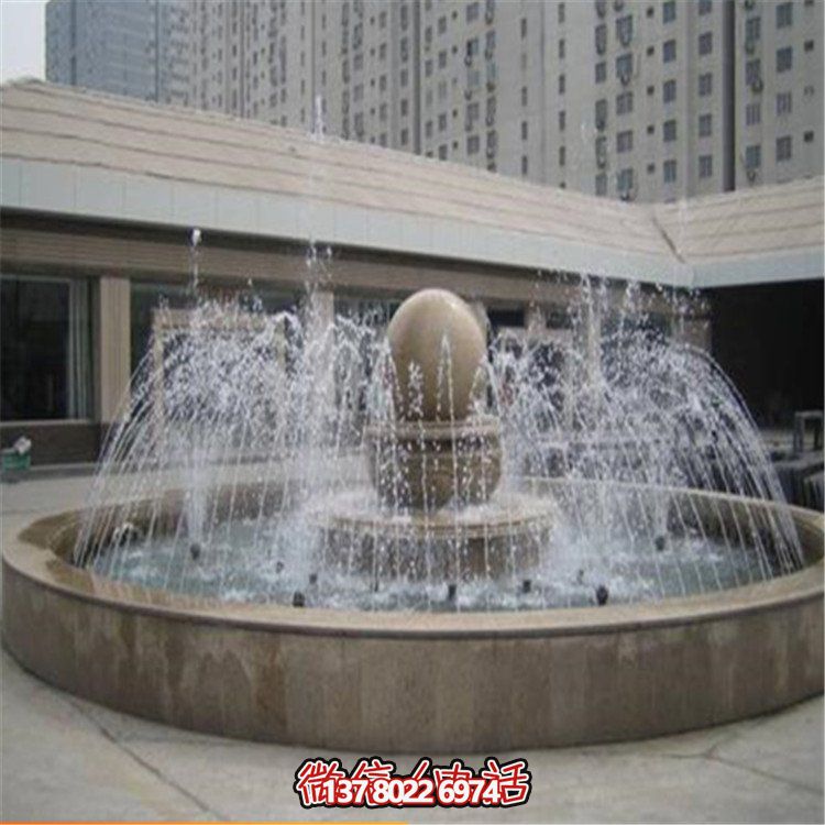 精美中式風水球園林雕塑，提升小區公園噴泉擺放風水氣質