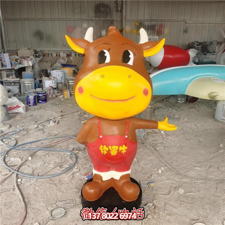 多彩玻璃鋼雕塑，精美卡通公仔，裝點你的店鋪