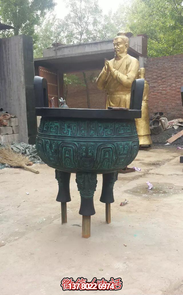 精美青銅雕塑，提升寺廟文物景觀