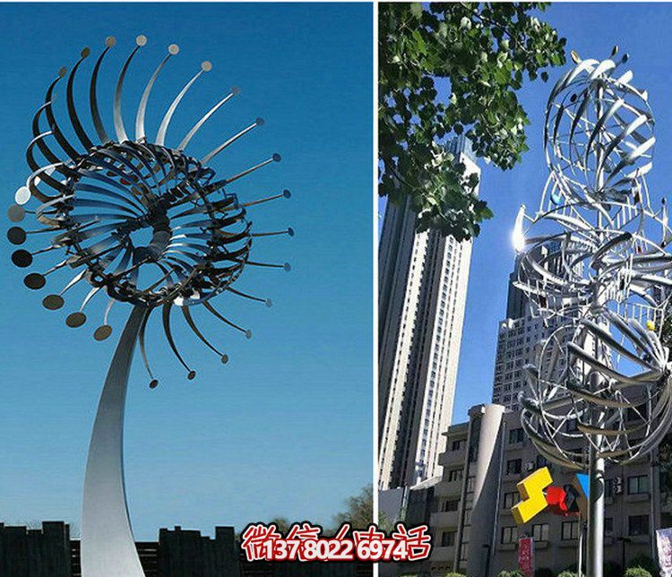 藝術不銹鋼雕塑——美麗花朵永恒廣場 藝術不銹鋼雕塑——美麗花朵永恒廣場