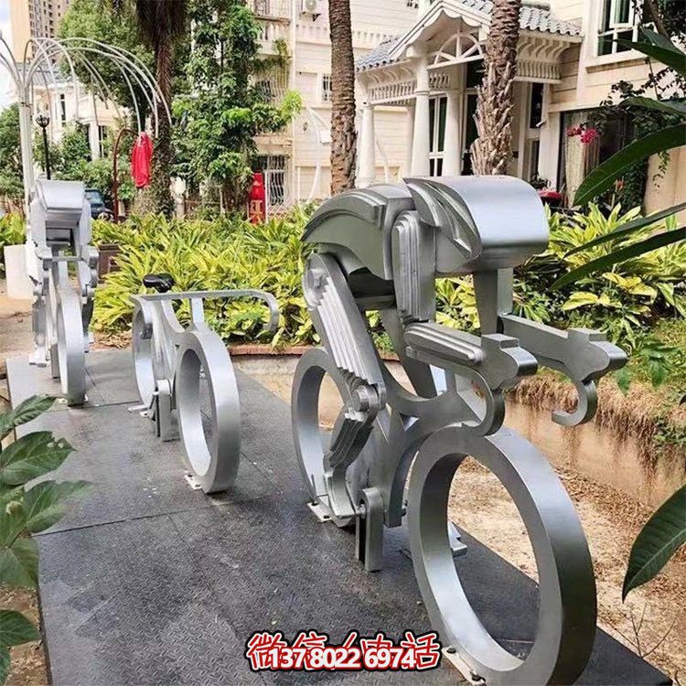不銹鋼體育運(yùn)動(dòng)主題雕塑