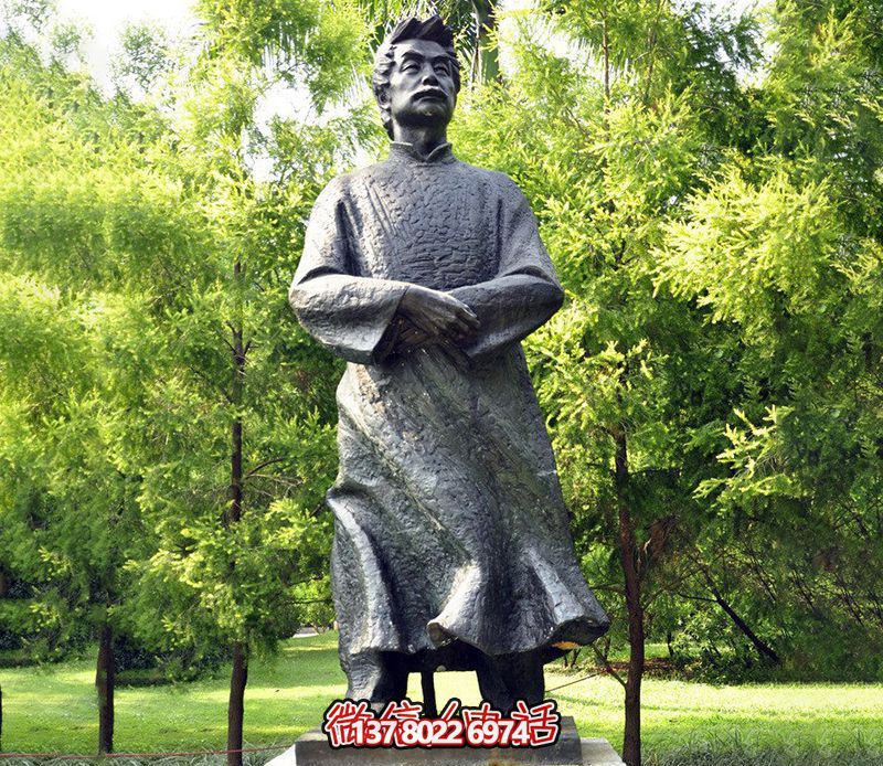 玻璃鋼魯迅人物雕塑,為公園景觀裝飾點綴 玻璃鋼魯迅人物雕塑,為公園景觀裝飾點綴