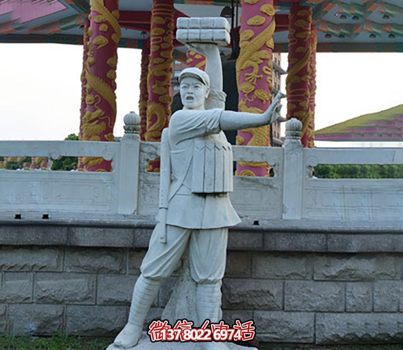 董存瑞景觀雕塑，點綴廣場景觀