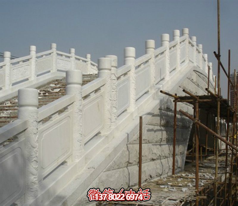 漢白玉欄桿，提升城市廣場(chǎng)拱橋風(fēng)采