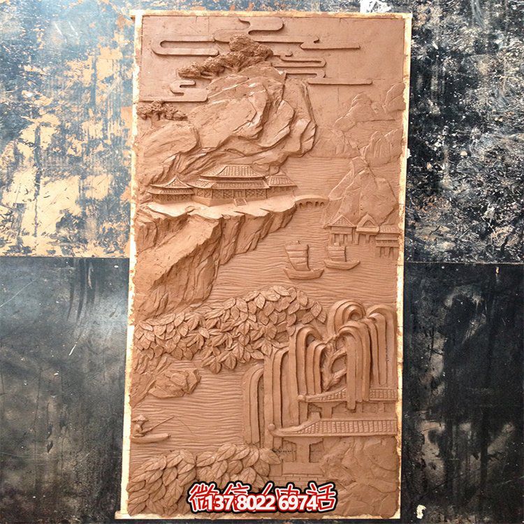 中式大理石浮雕壁畫雕塑，為景區(qū)園林室外擺放而制