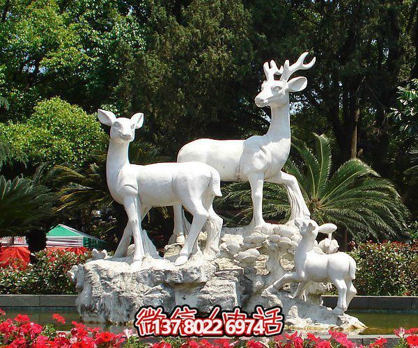 開泰大理石羊雕戶外廣場(chǎng)雕塑