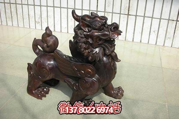 傳統工藝玻璃鋼貔貅雕塑裝飾庭院小型 傳統工藝玻璃鋼貔貅雕塑裝飾庭院小型