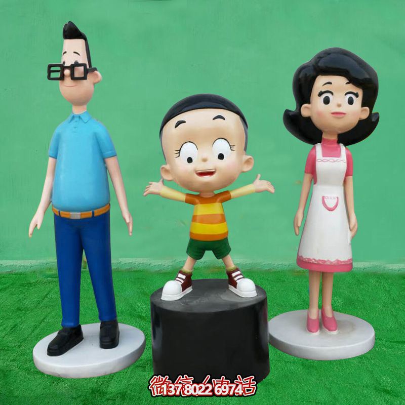 玻璃鋼卡通人物雕塑，為游樂園增添彩繪驚喜