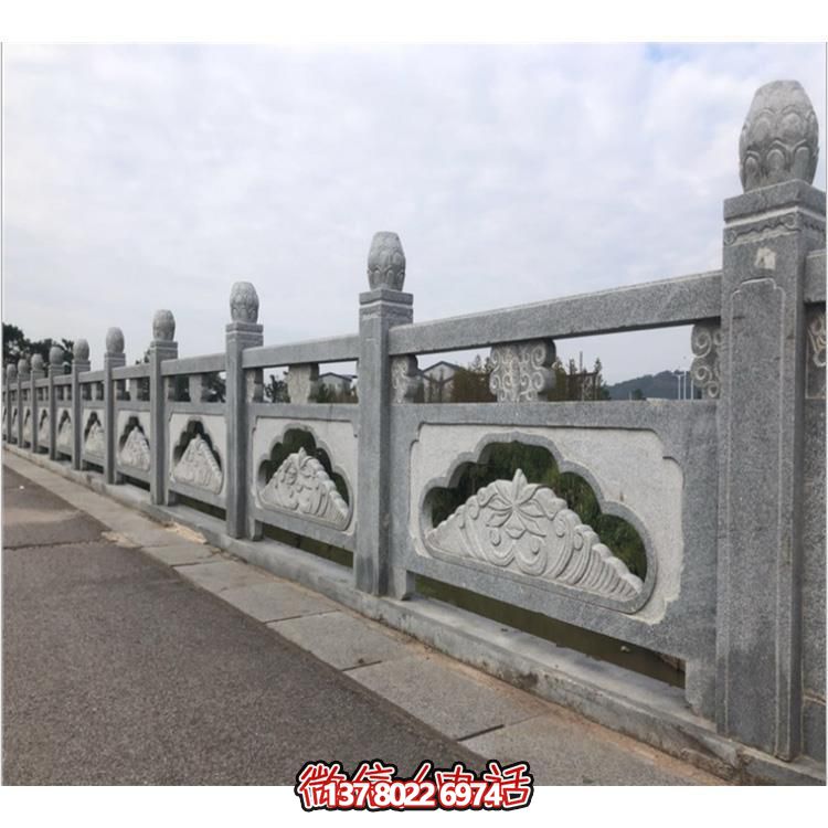 精致青石石雕欄桿，打造美麗公園景區