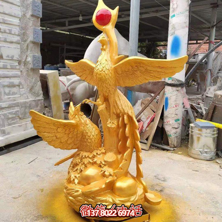 不銹鋼鳳凰雕塑，給你的戶外廣場帶來活力