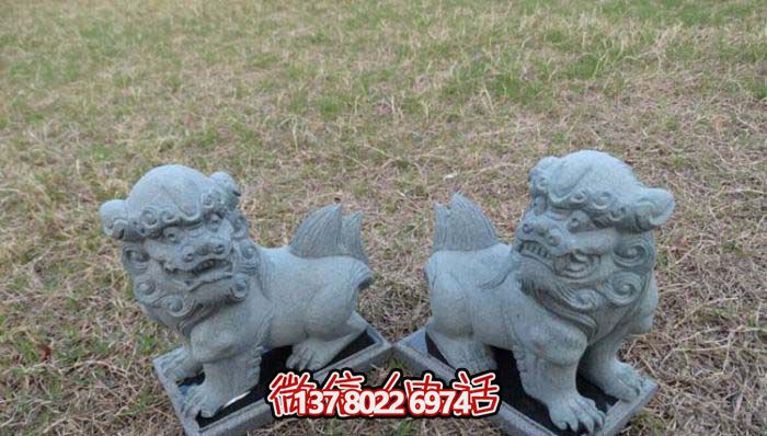 精美創意獅子大理石擺件，為戶外園林景觀增添更多美感