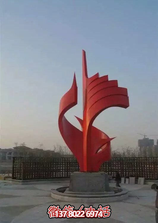 大型不銹鋼景觀雕塑，室外裝飾藝術精美