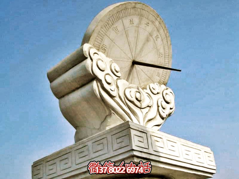 景區石雕戶外大型大理石計時器日晷雕塑 景區石雕戶外大型大理石計時器日晷雕塑