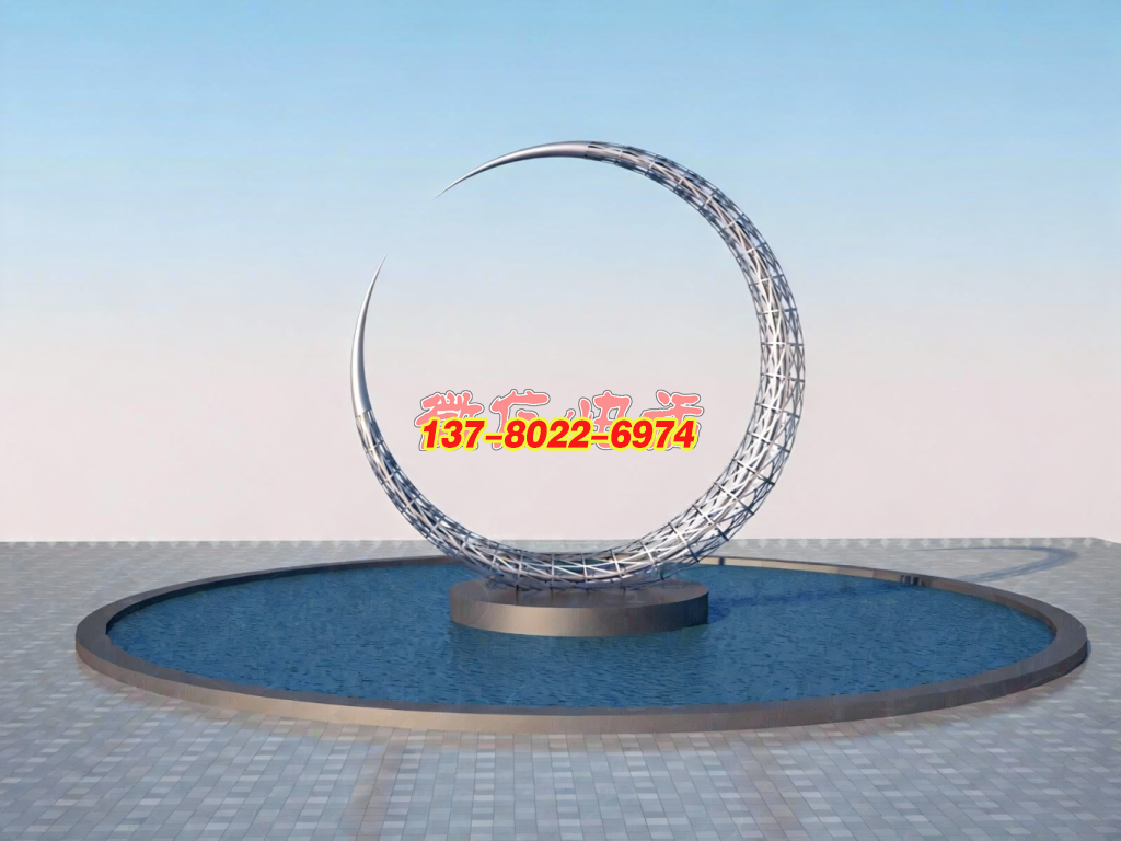 《月瀾織夢(mèng)》：水境環(huán)縈間，鋼骨織就彎月穹廬的詩(shī)意回響