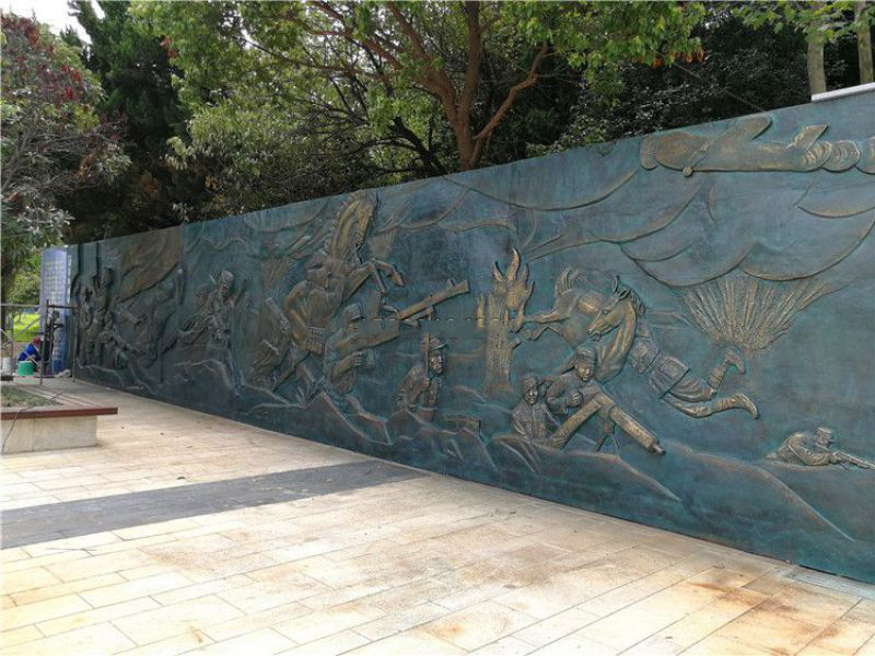 紀念園抗戰銅浮雕壁畫 紀念園抗戰銅浮雕壁畫